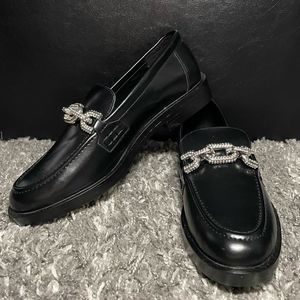 NWOT Zara Rhinestone Embellished Loafers